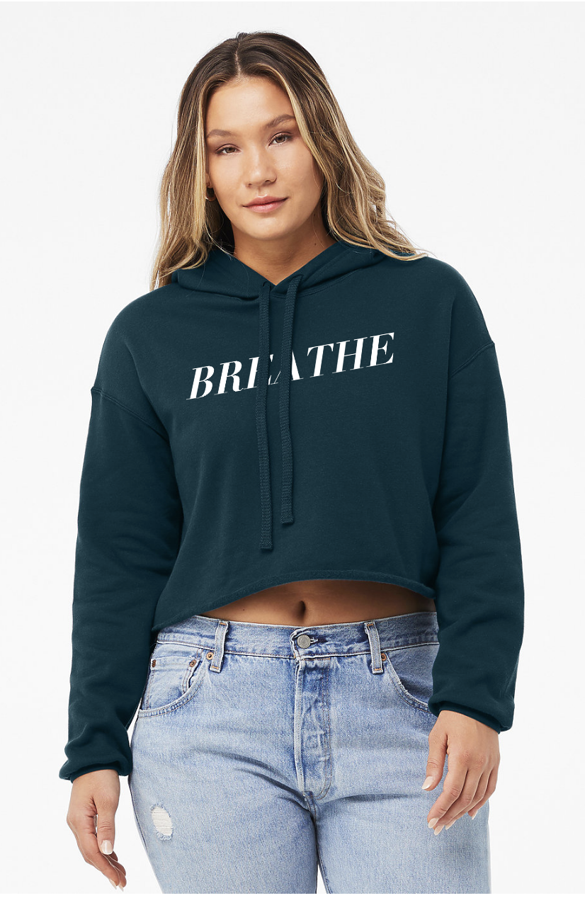 BREATHE CROPPED HOODIE