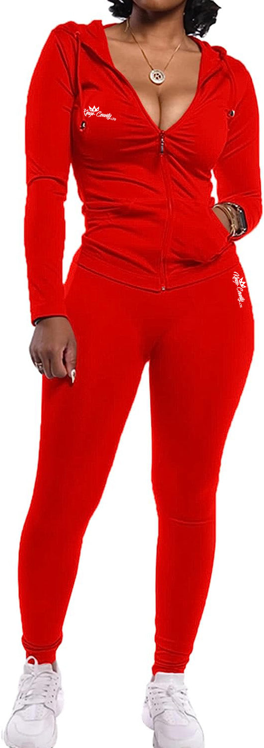 KC_SIGNATURE WOMENS'S TWO PIECE TRACKSUIT SET