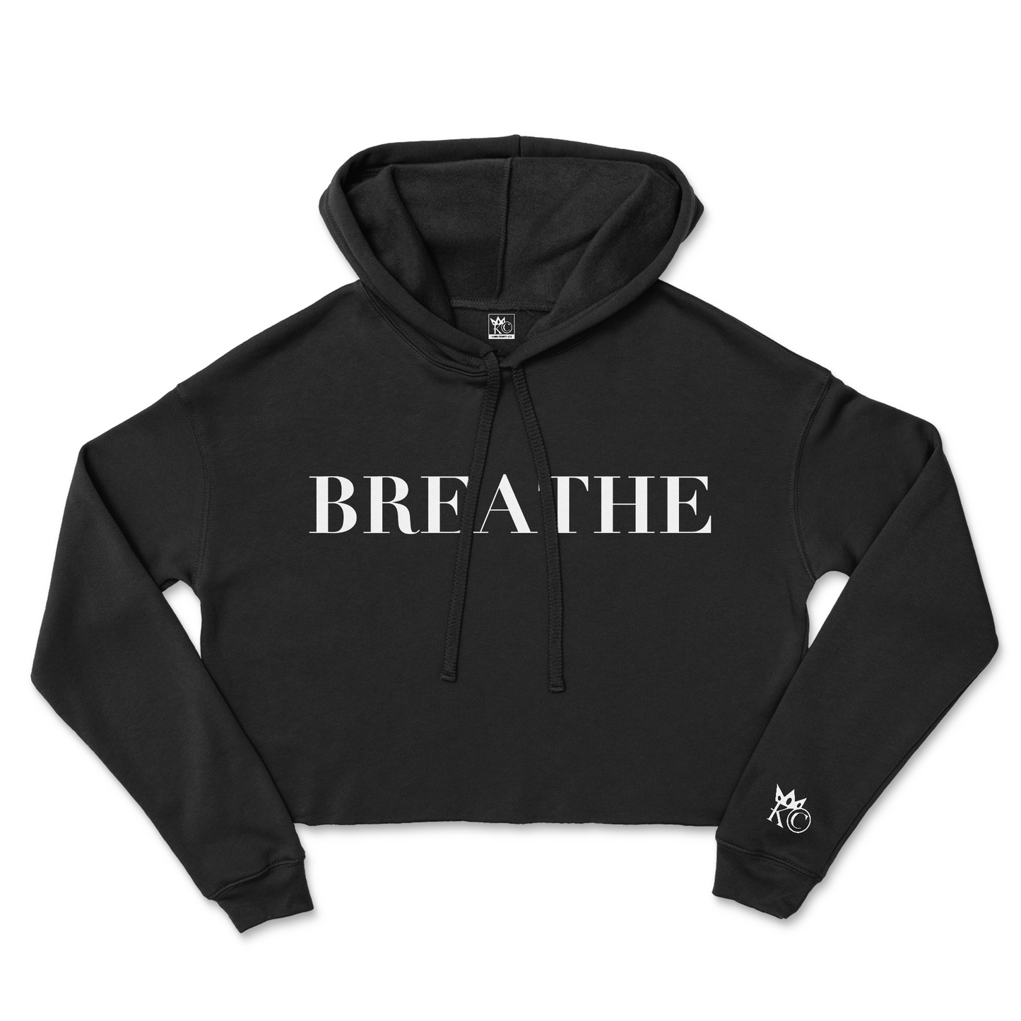 BREATHE CROPPED HOODIE