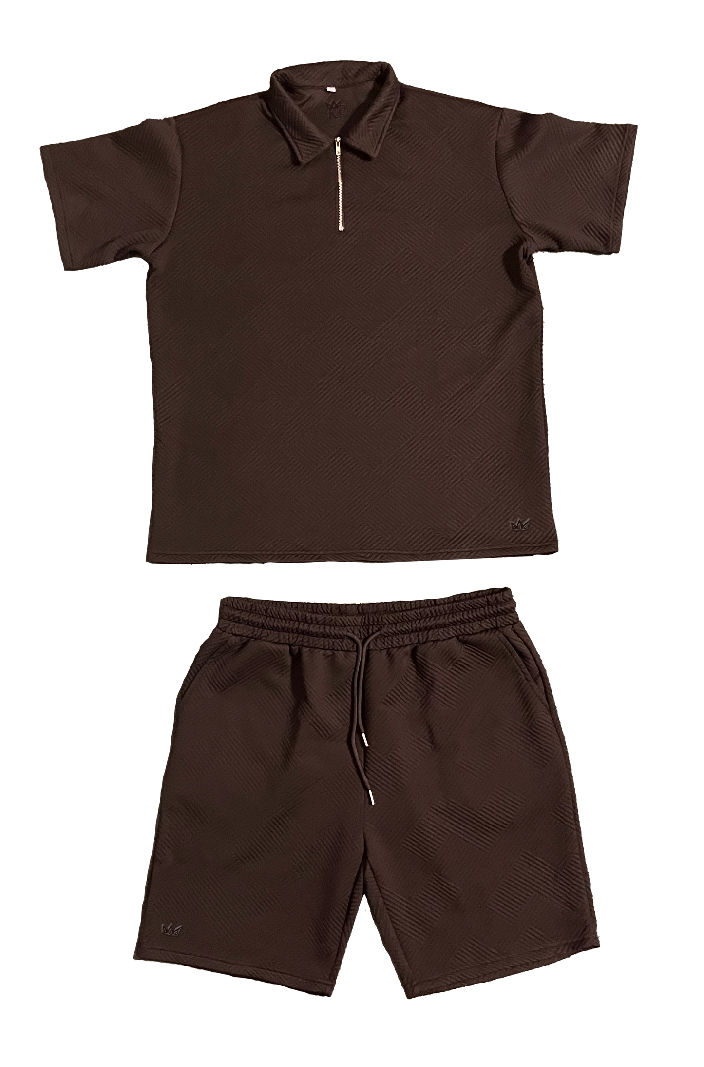 KC  MEN'S POLO SHIRT AND SHORT SET