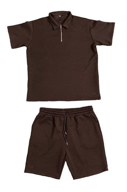 KC  MEN'S POLO SHIRT AND SHORT SET