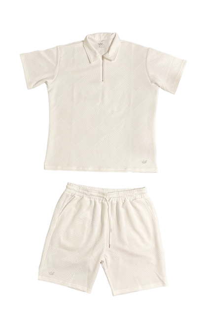 KC  MEN'S POLO SHIRT AND SHORT SET