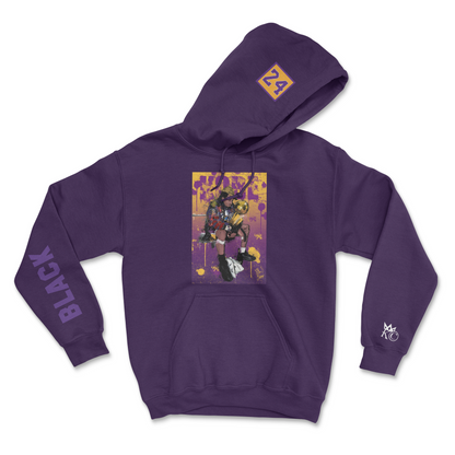 100% Cotton Print on front print on sleeve & hood Kangaroo pocket Drawstring hood