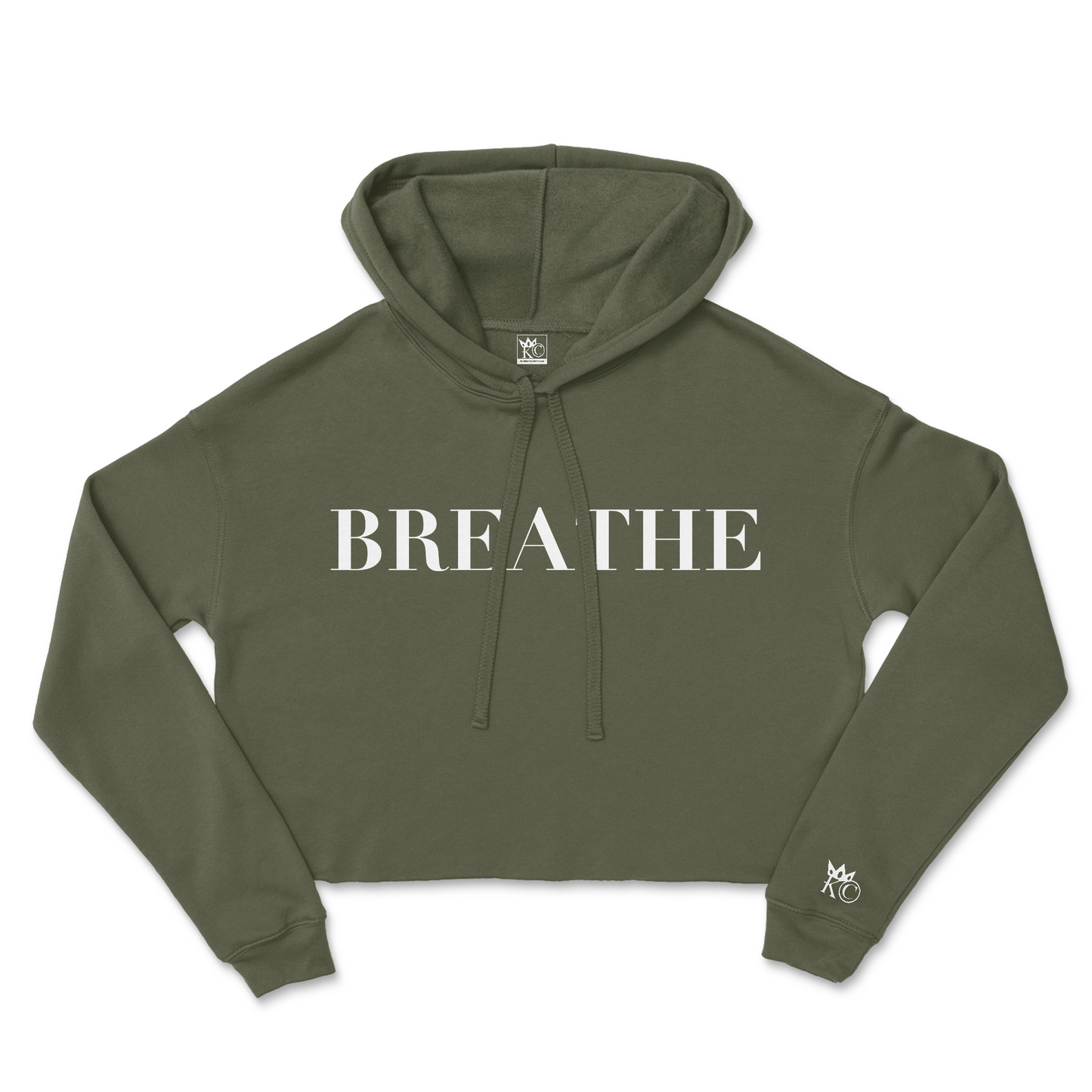 BREATHE CROPPED HOODIE