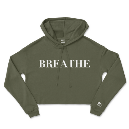BREATHE CROPPED HOODIE